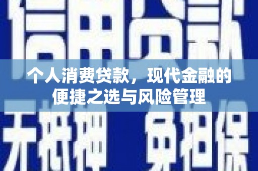 西屯个人消费贷款，现代金融的便捷之选与风险管理