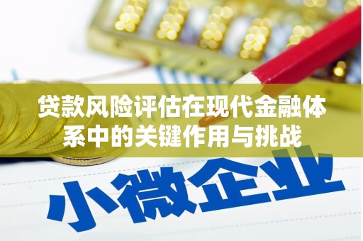 西屯贷款风险评估在现代金融体系中的关键作用与挑战