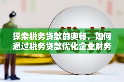 西屯探索税务贷款的奥秘，如何通过税务贷款优化企业财务