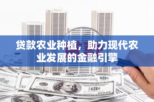 西屯贷款农业种植，助力现代农业发展的金融引擎
