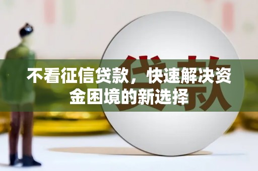 西屯不看征信贷款，快速解决资金困境的新选择