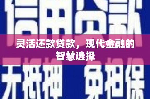 西屯灵活还款贷款，现代金融的智慧选择