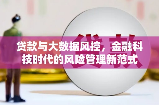西屯贷款与大数据风控，金融科技时代的风险管理新范式