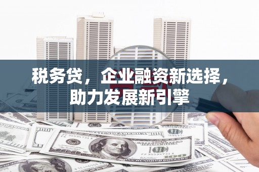 西屯税务贷，企业融资新选择，助力发展新引擎