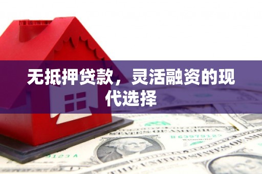 西屯无抵押贷款，灵活融资的现代选择