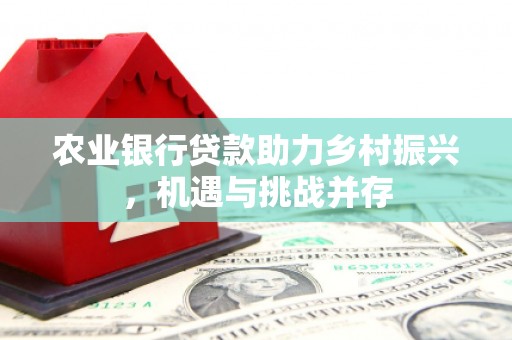 西屯农业银行贷款助力乡村振兴，机遇与挑战并存
