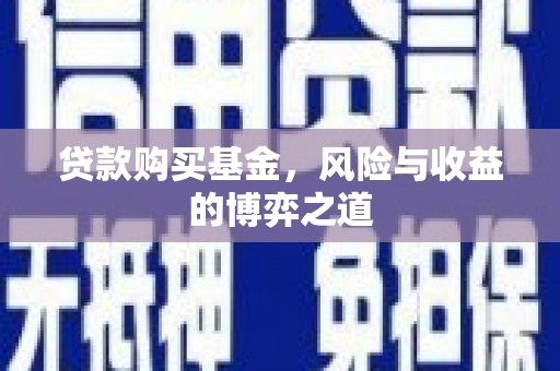 西屯贷款购买基金，风险与收益的博弈之道
