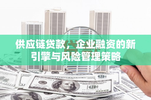西屯供应链贷款，企业融资的新引擎与风险管理策略