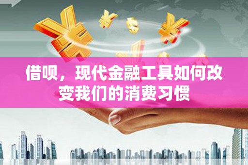 西屯借呗，现代金融工具如何改变我们的消费习惯
