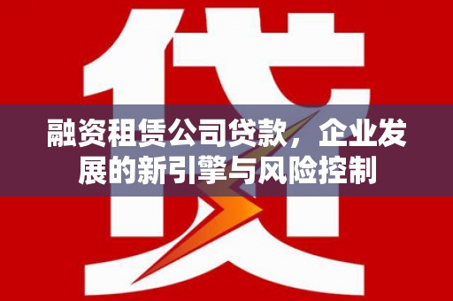 西屯融资租赁公司贷款，企业发展的新引擎与风险控制