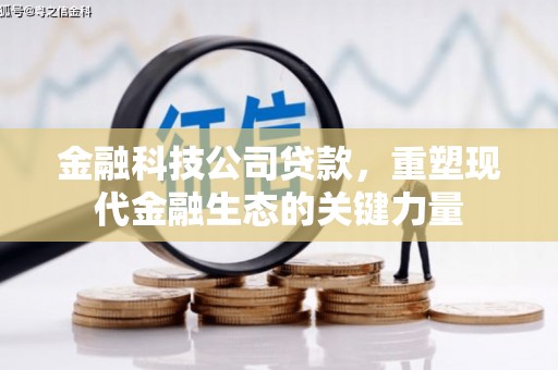 西屯金融科技公司贷款，重塑现代金融生态的关键力量