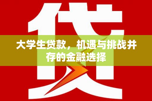西屯大学生贷款，机遇与挑战并存的金融选择