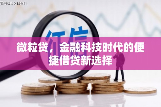 西屯微粒贷，金融科技时代的便捷借贷新选择